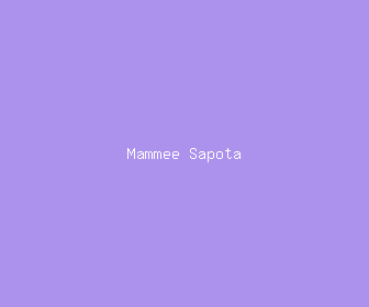 mammee sapota meaning, definitions, synonyms